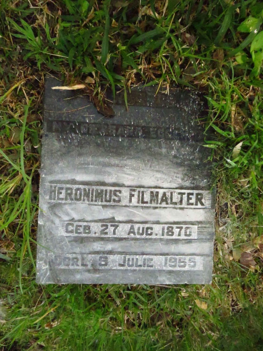 FILMALTER Heronimus 1870-1955