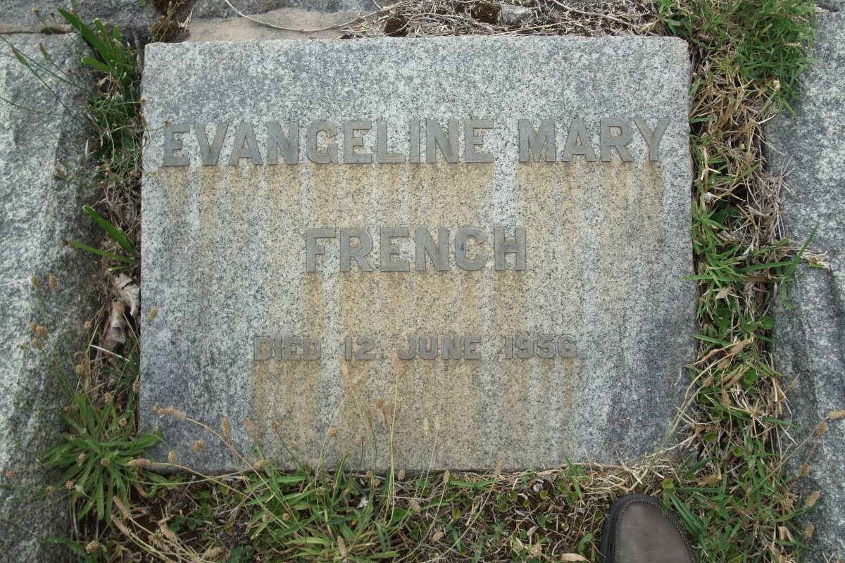 FRENCH Evangelina Mary -1956