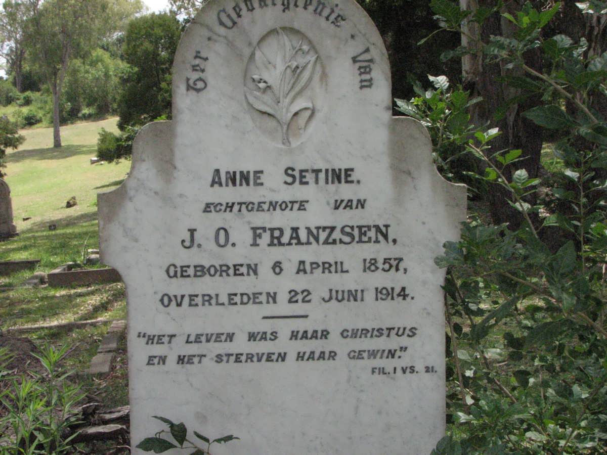 FRANZSEN Anne Setine 1857-1914