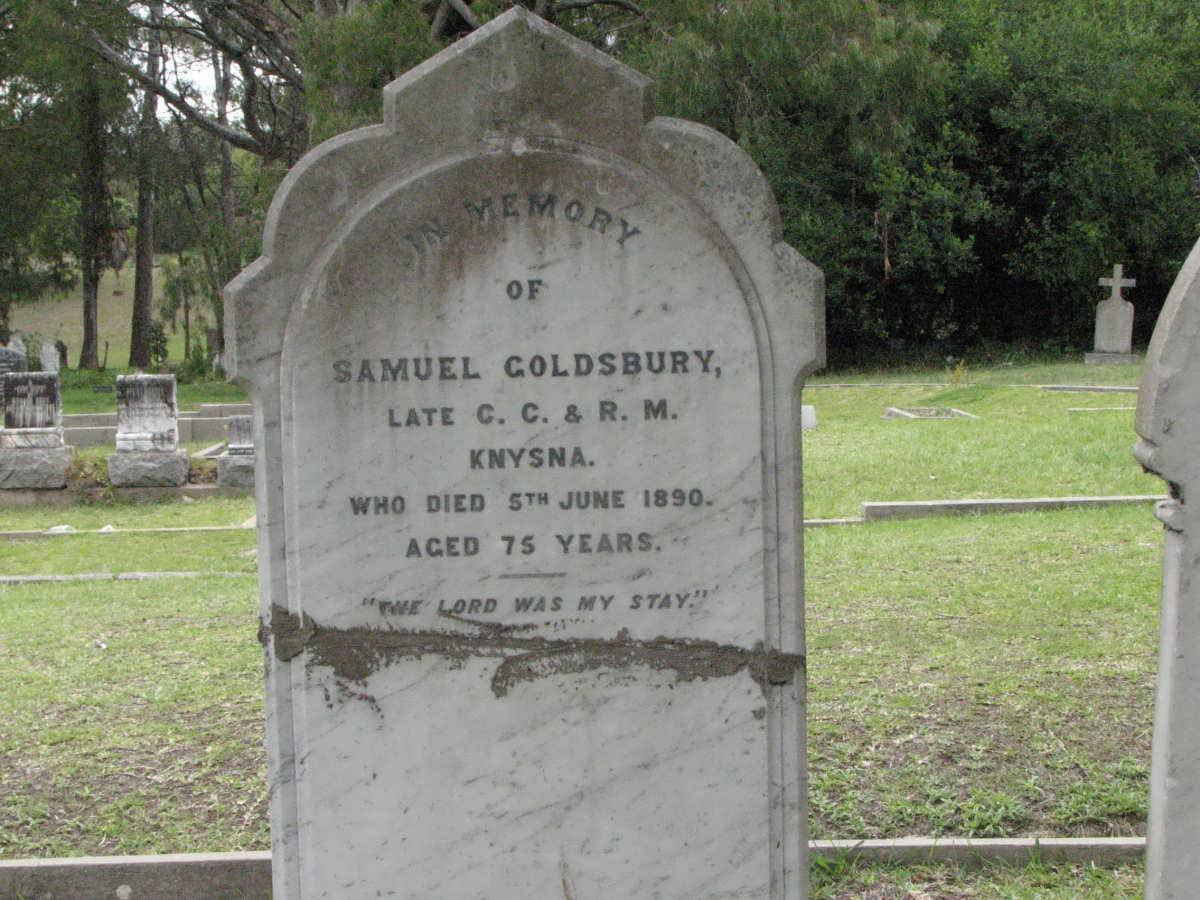 GOLDSBURY Samuel -1890