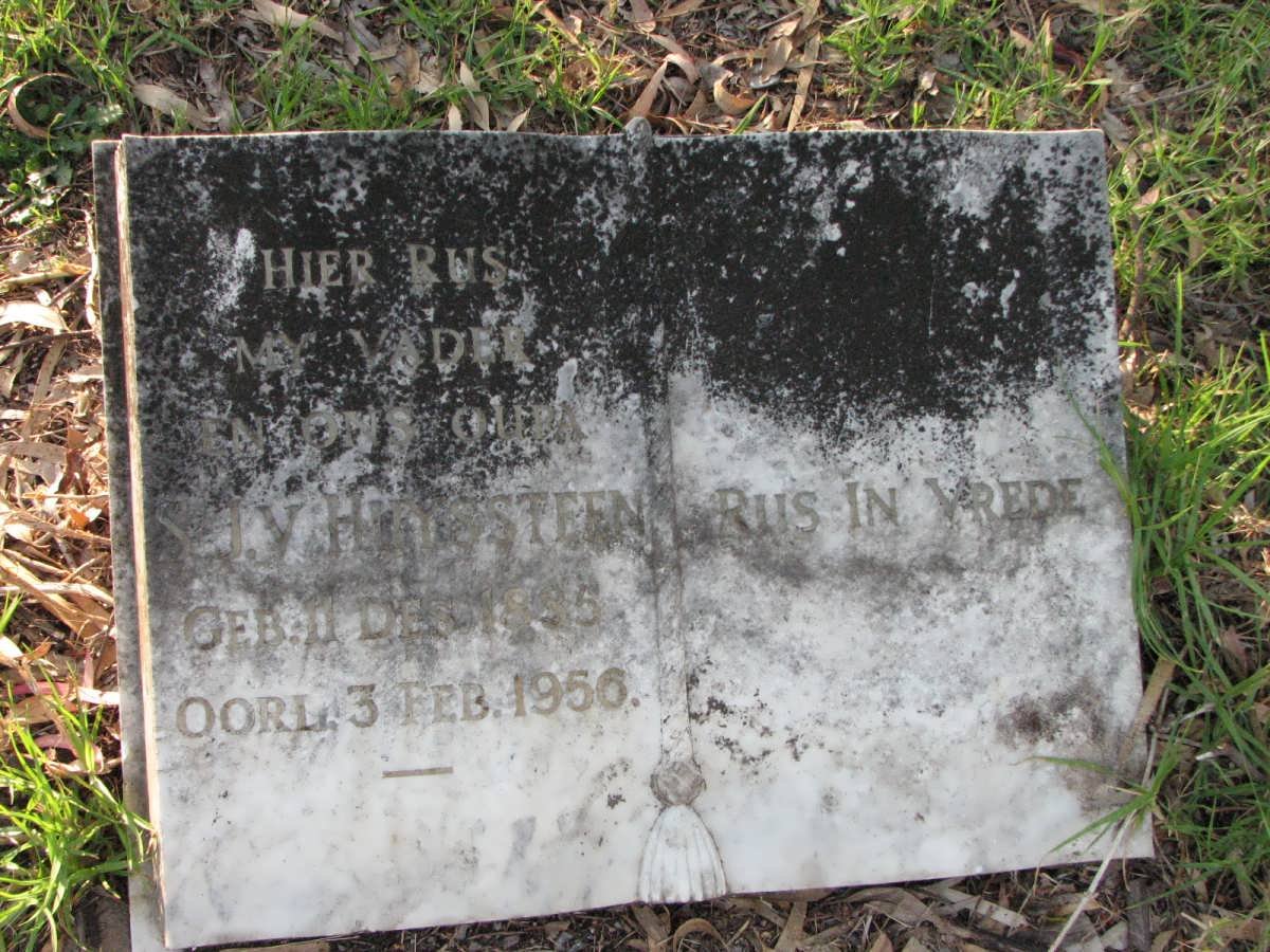 HUYSSTEEN S.J., van 1885-1956
