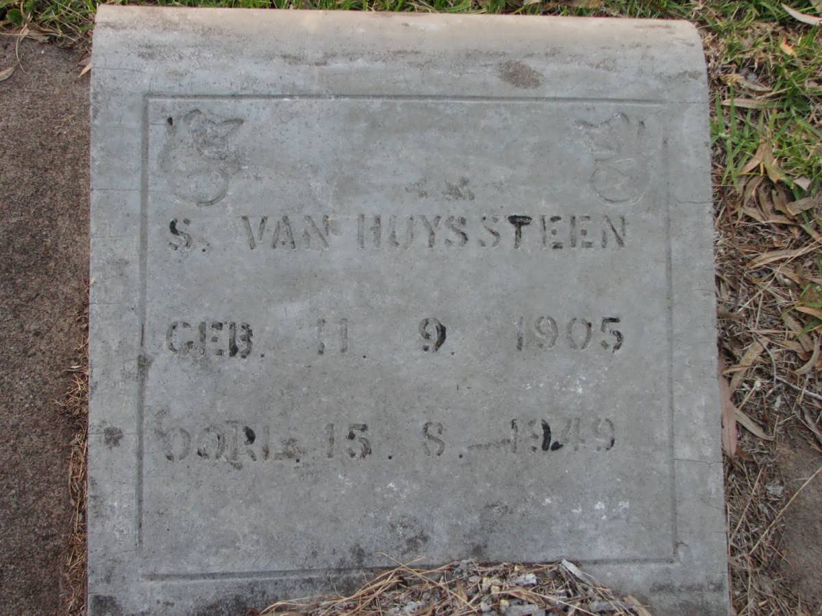 HUYSSTEEN S.,van 1905-1949