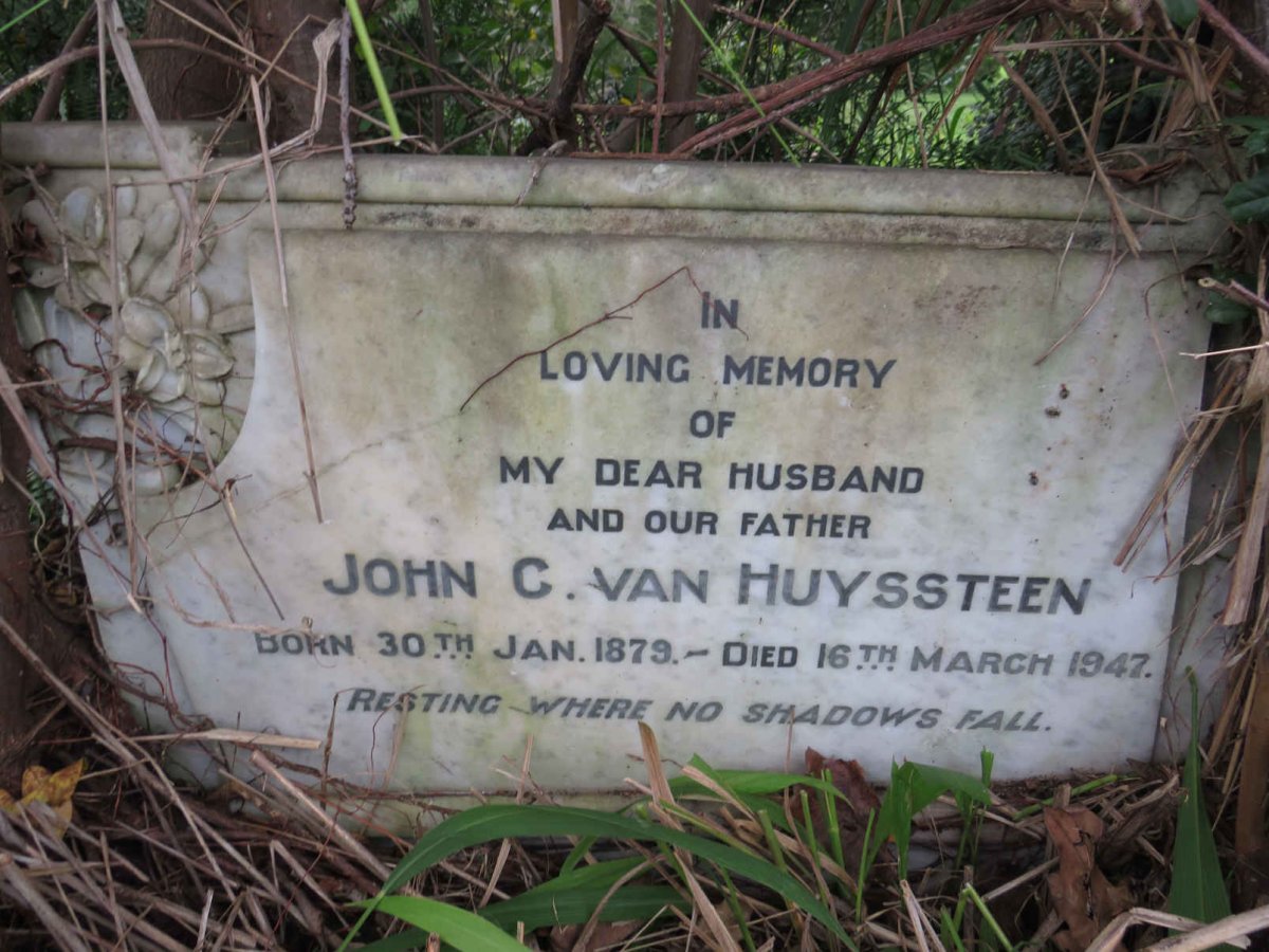 HUYSSTEEN John C., van 1879-1947