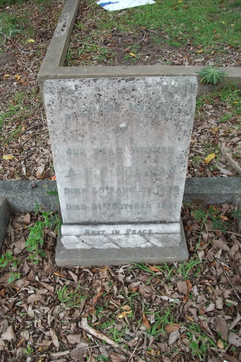 HEASMAN A.F.P. 1873-1951