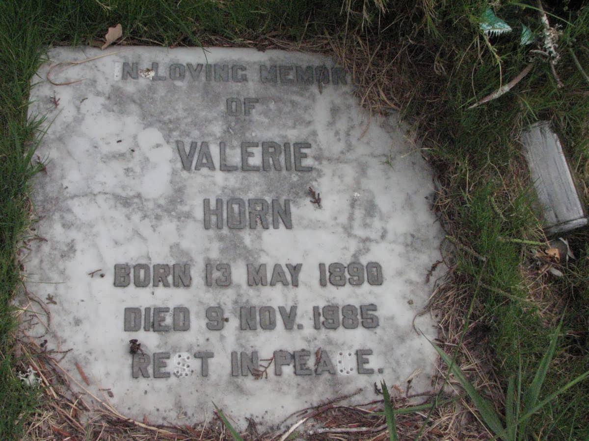 HORN Valerie 1890-1985