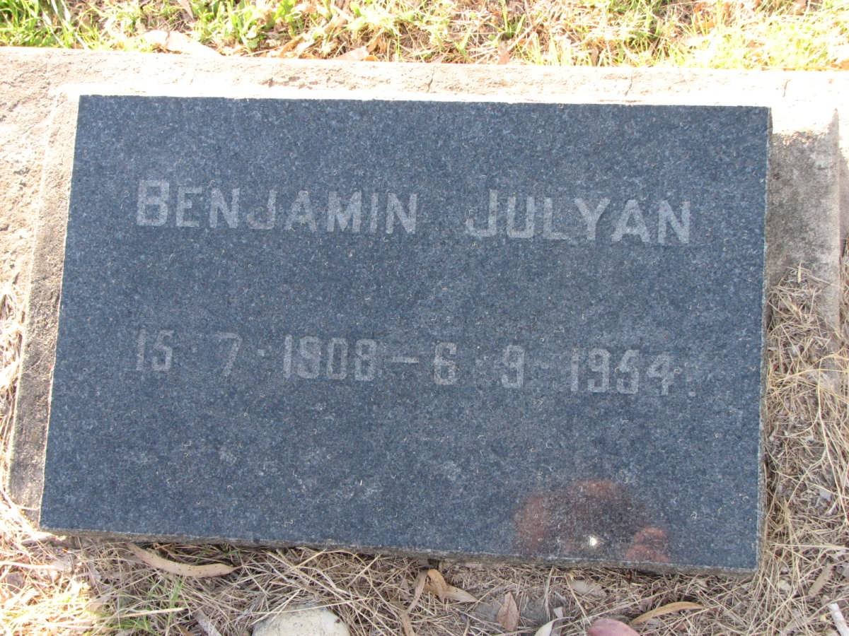 JULYAN Benjamin 1908-1954