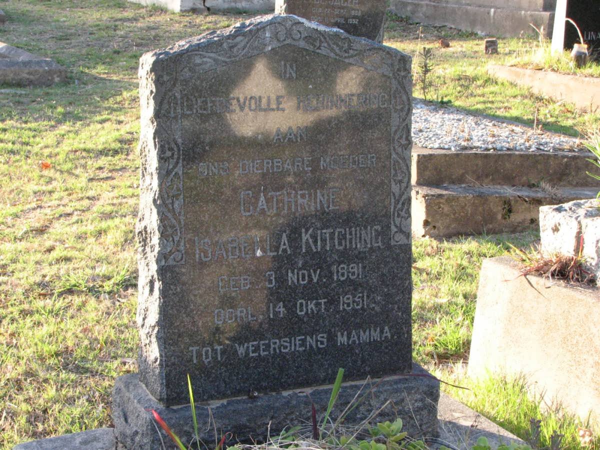 KITCHING Catherine Isabella 1891-1951