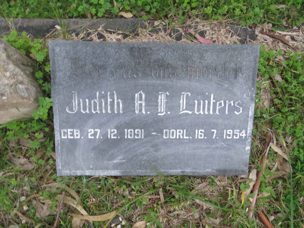 LUITERS Judith A.F. 1891-1954