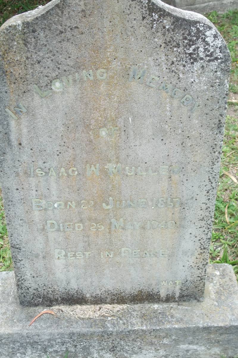 MULLER Isaac W. 1867-1940