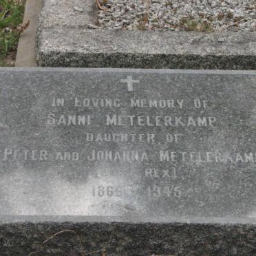 METELERKAMP Sannie 1868-1946