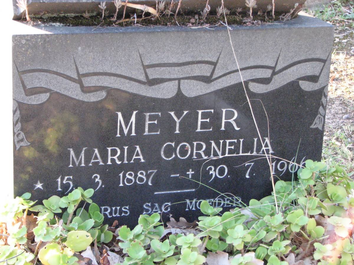 MEYER Maria Cornelia 1887-1966
