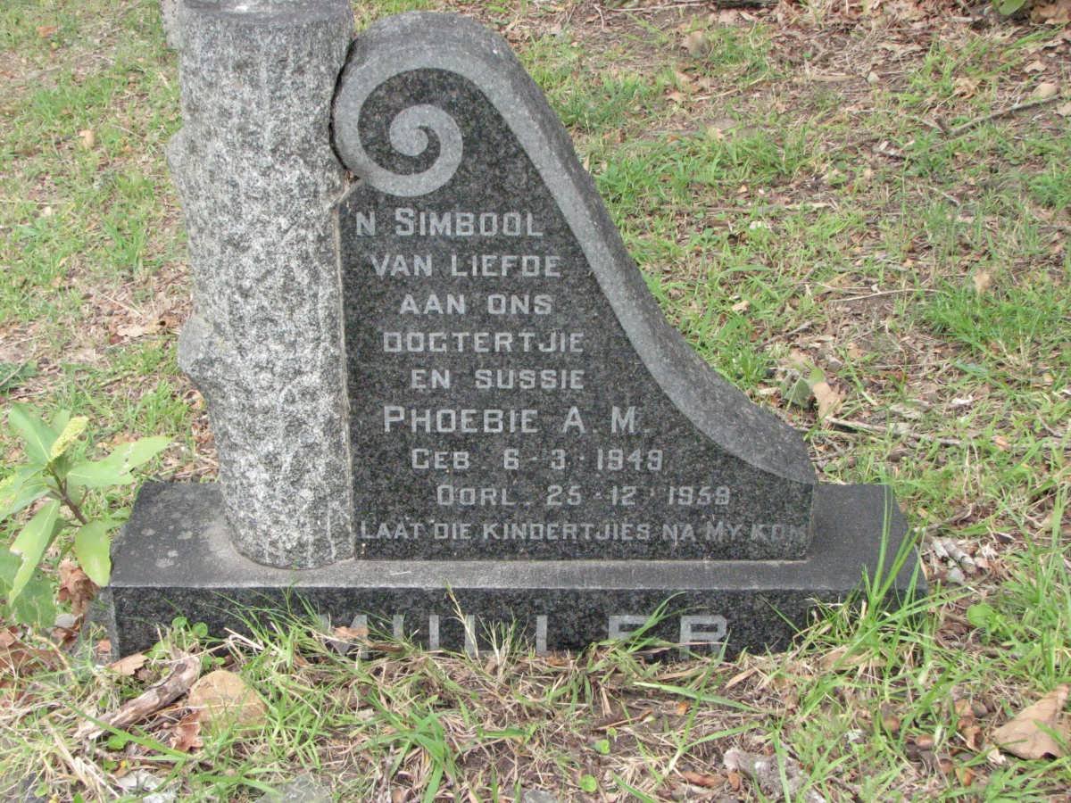 MULLER Phoebie A.M. 1949-1959