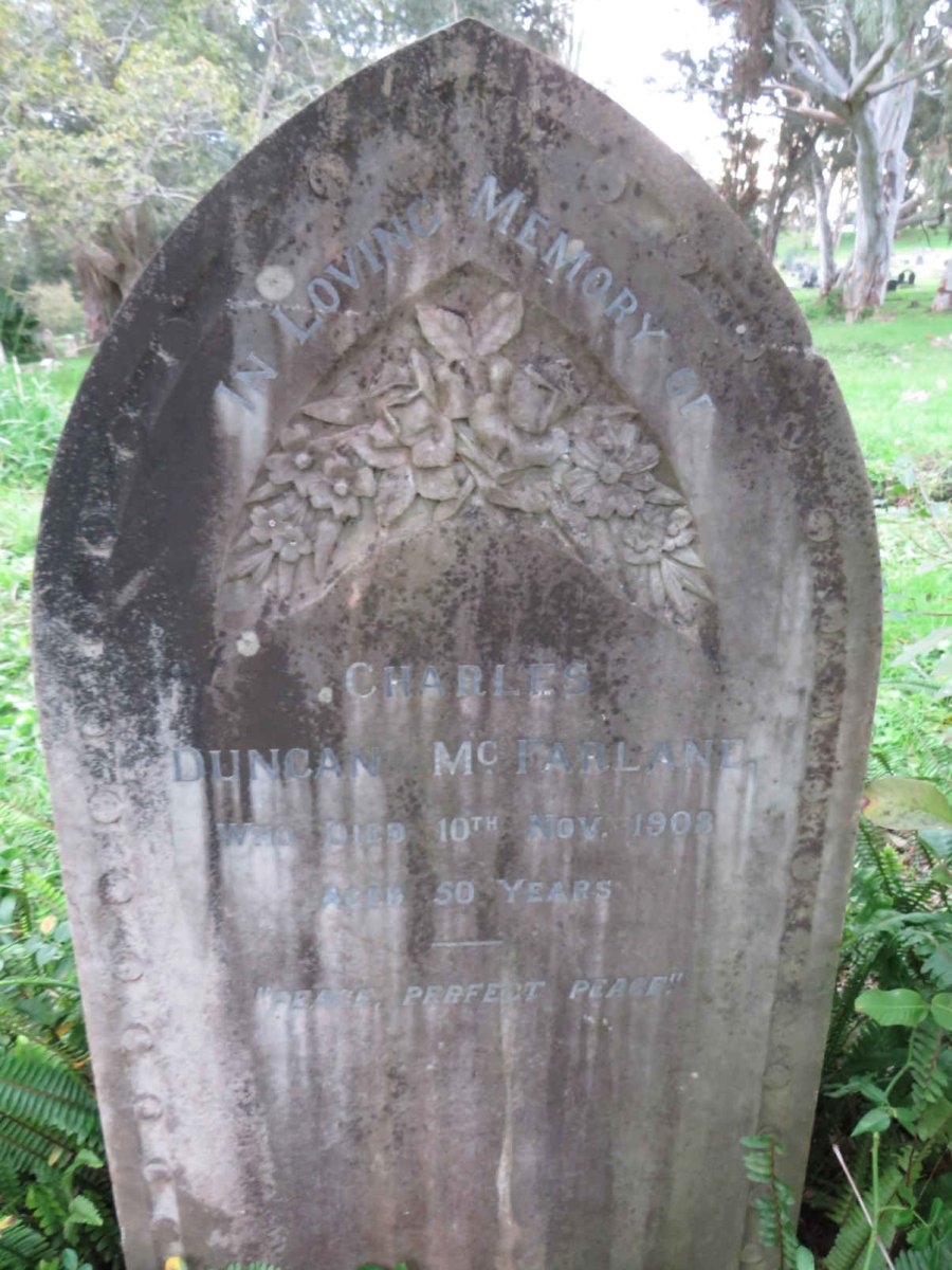 MCFARLANE Charles Duncan -1908
