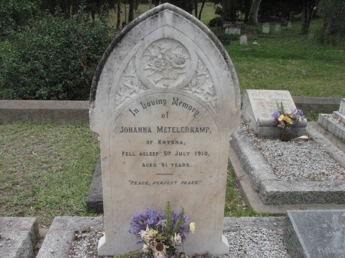 METELERKAMP Johanna -1910