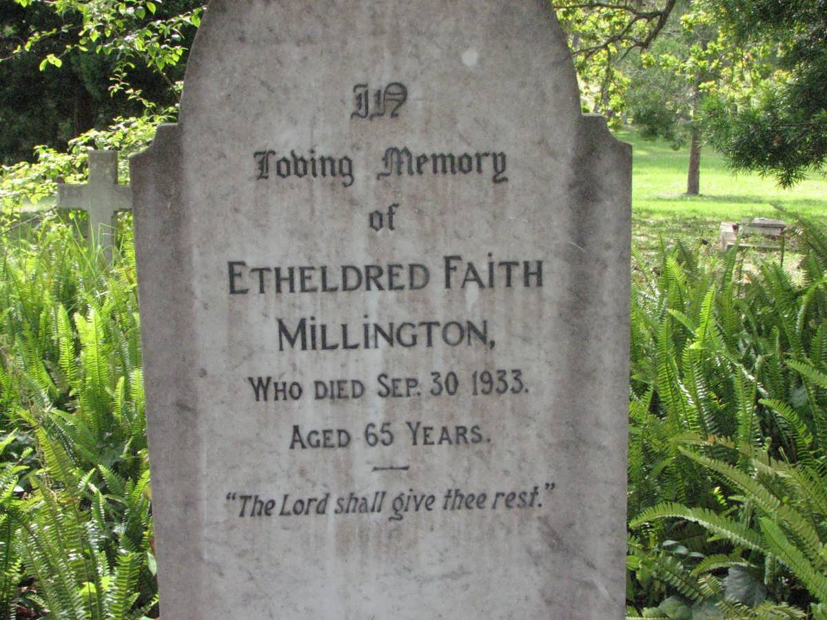 MILLINGTON Etheldred Faith -1933