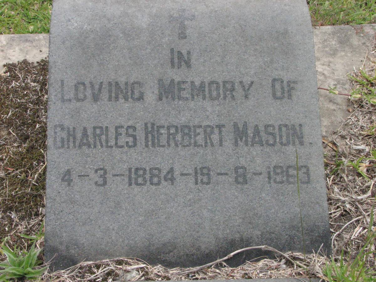 MASON Charles Herbert 1884-1963