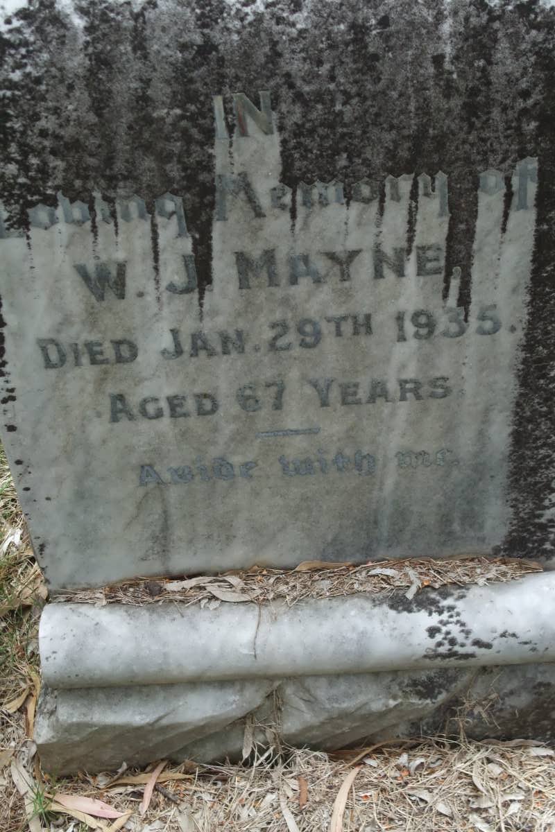 MAYNE W.J.  -1935