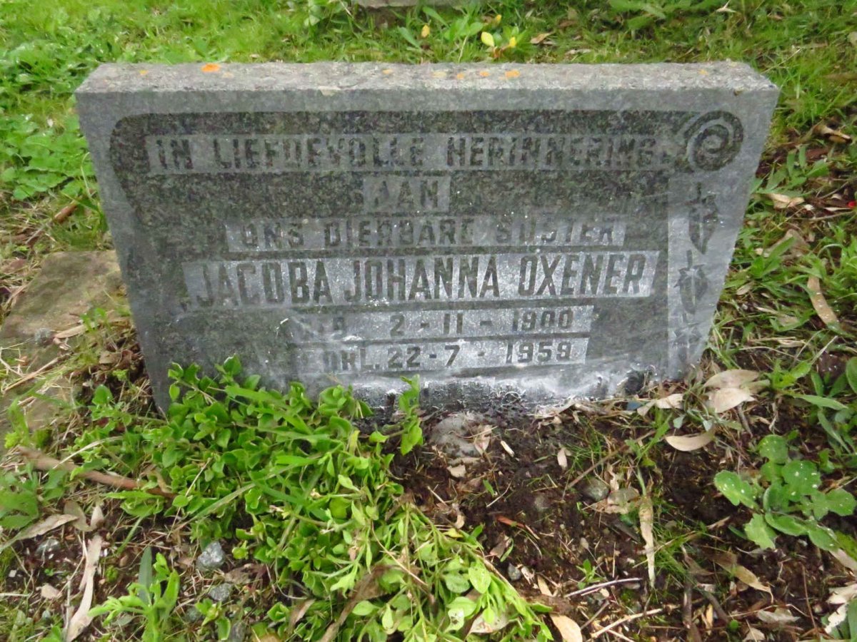 OXENER Jacoba Johanna 1900-1959