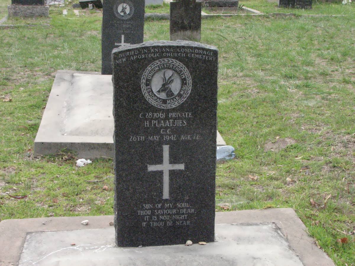 PLAATJIES H. -1942