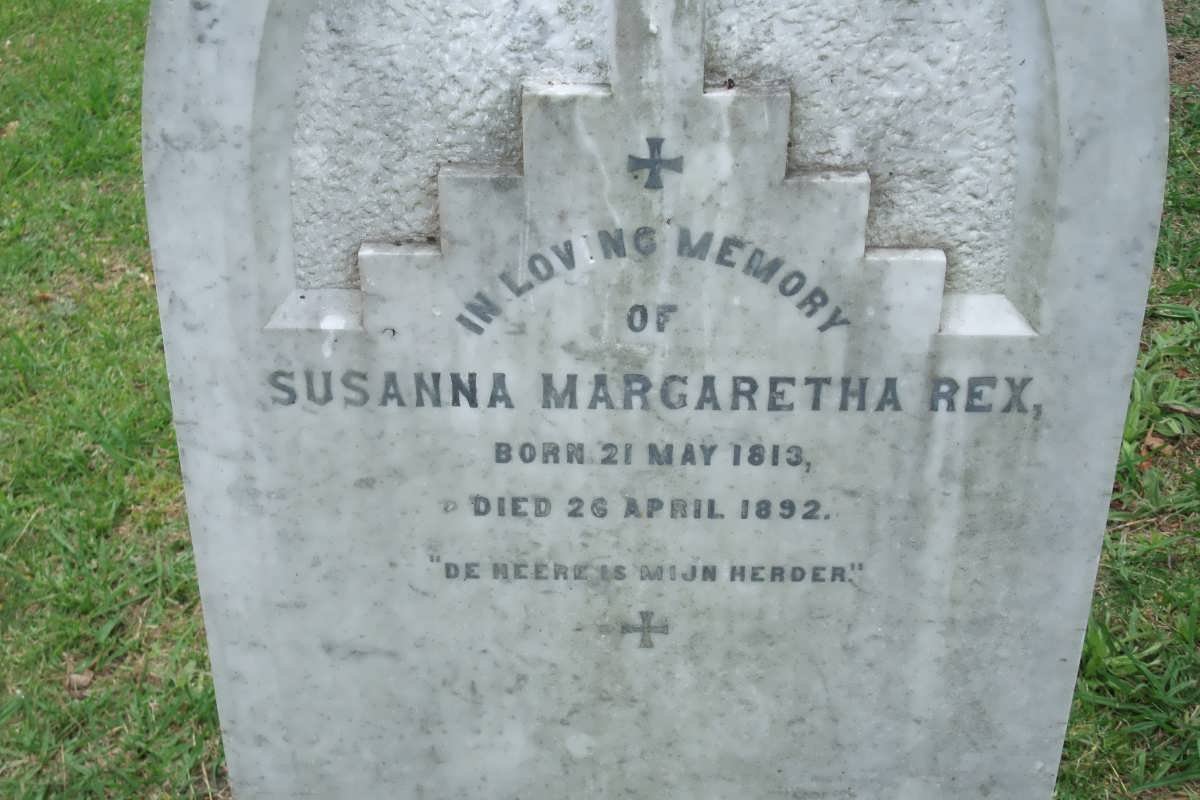 REX Susanna Margaretha  1813-1892