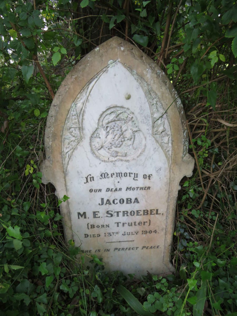 STROEBEL Jacoba M. E. nee TRUTER  -1904