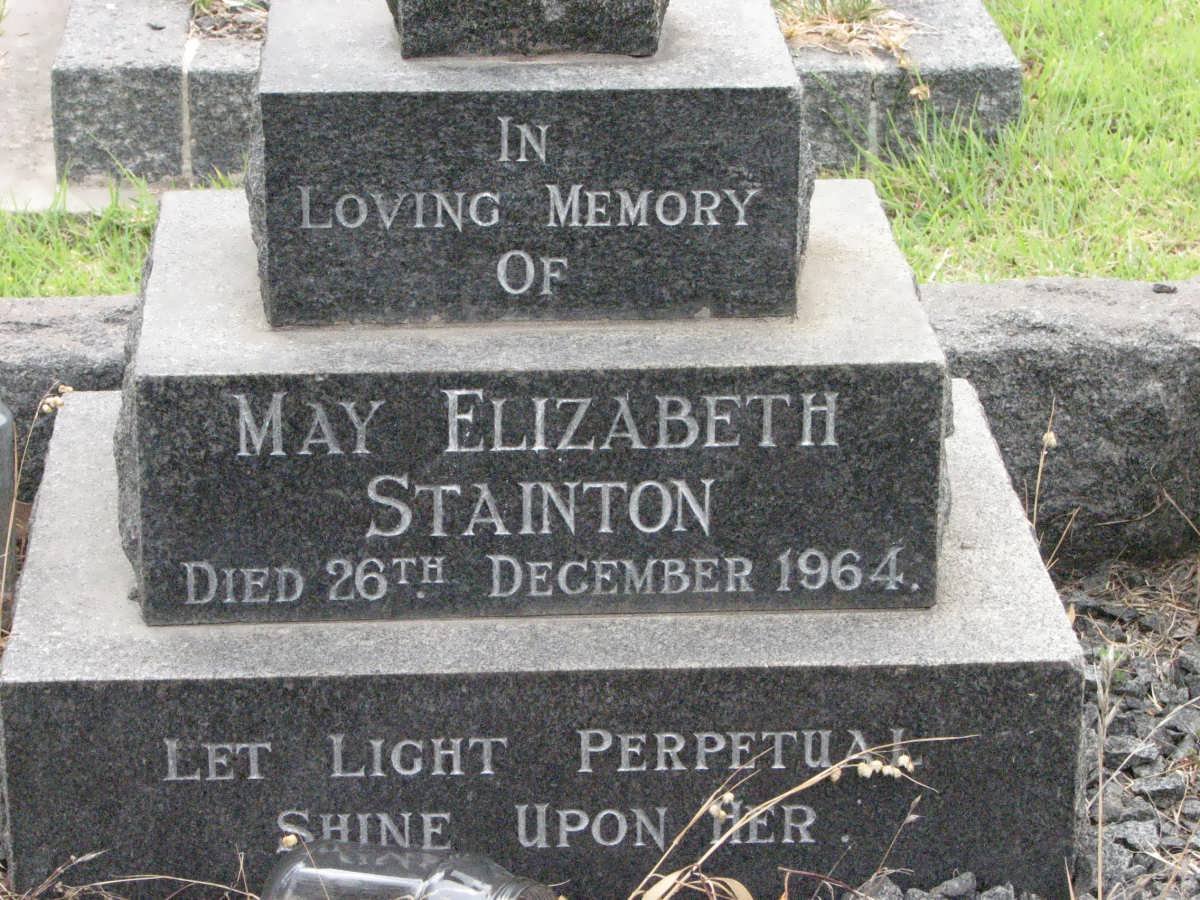 STAINTON May Elizabeth -1964