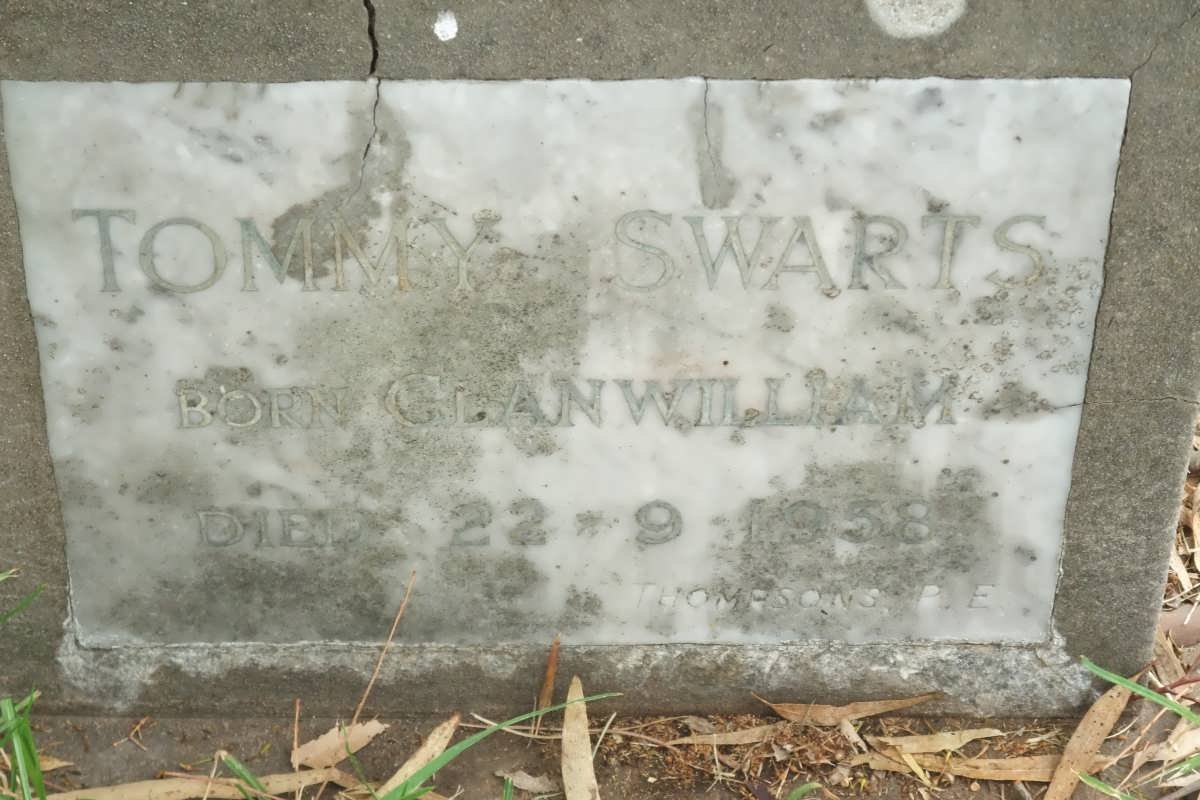 SWARTS Tommy -1958