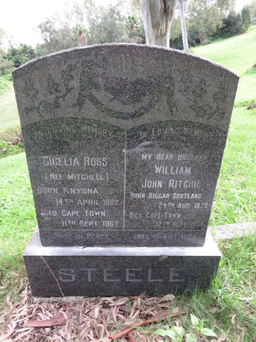 STEELE William John Ritchie 1879-1958 & Cicelia Ross MITCHELL 1882-1967