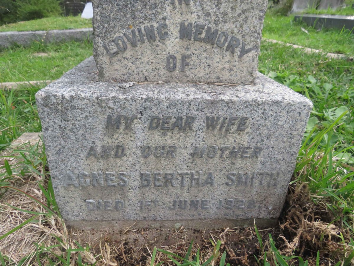 SMITH Agnes Bertha -1928