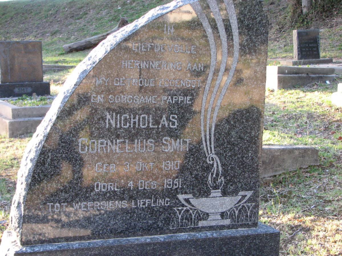 SMIT Nicholas Cornelius 1910-1951
