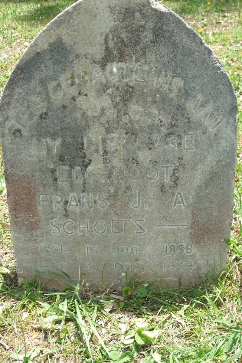 SCHOLTZ Francis J.A. 1858-1934
