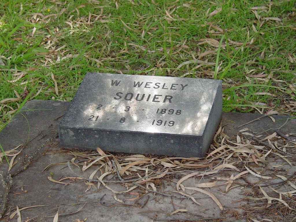 SQUIER W. Wesley 1898-1919