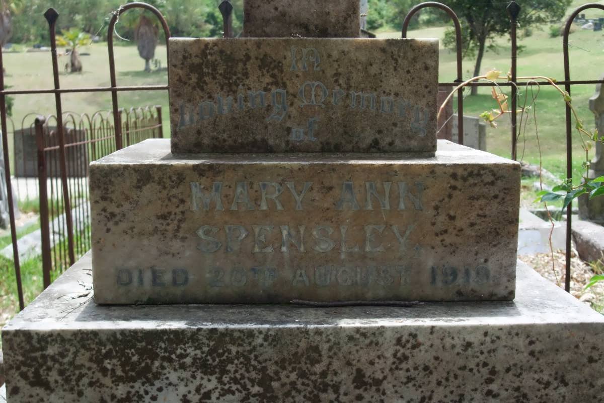SPENSLEY Mary Ann  -1919