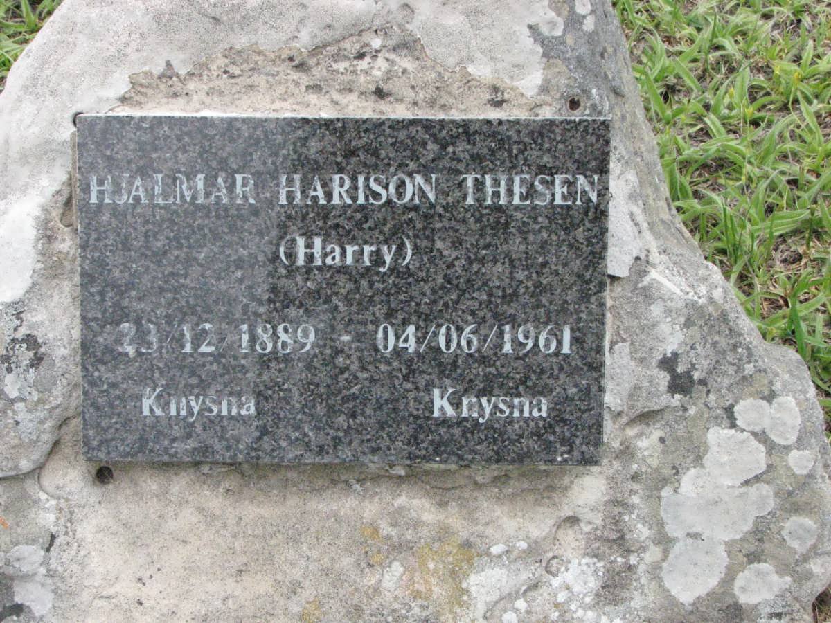 THESEN Hjalmar Harison 1889-1961