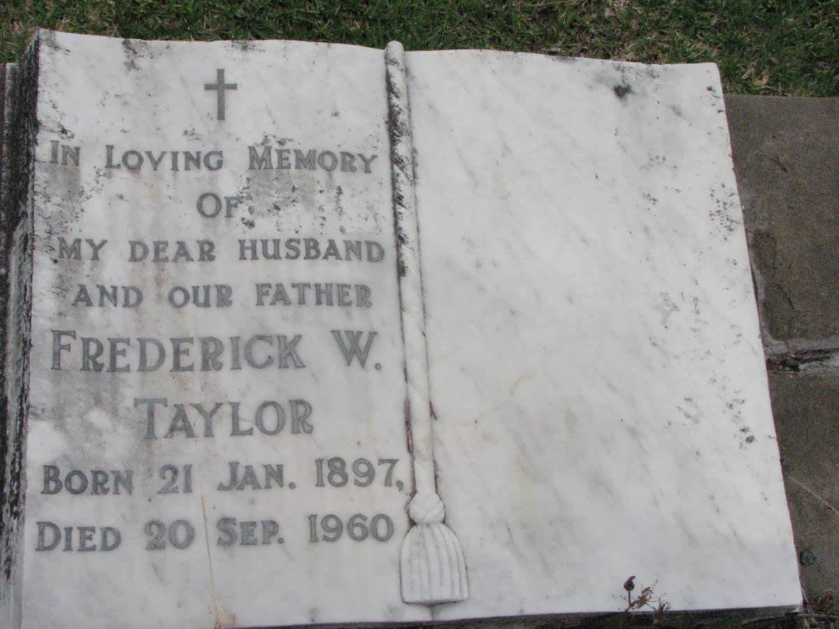 TAYLOR Frederick W. 1897-1960