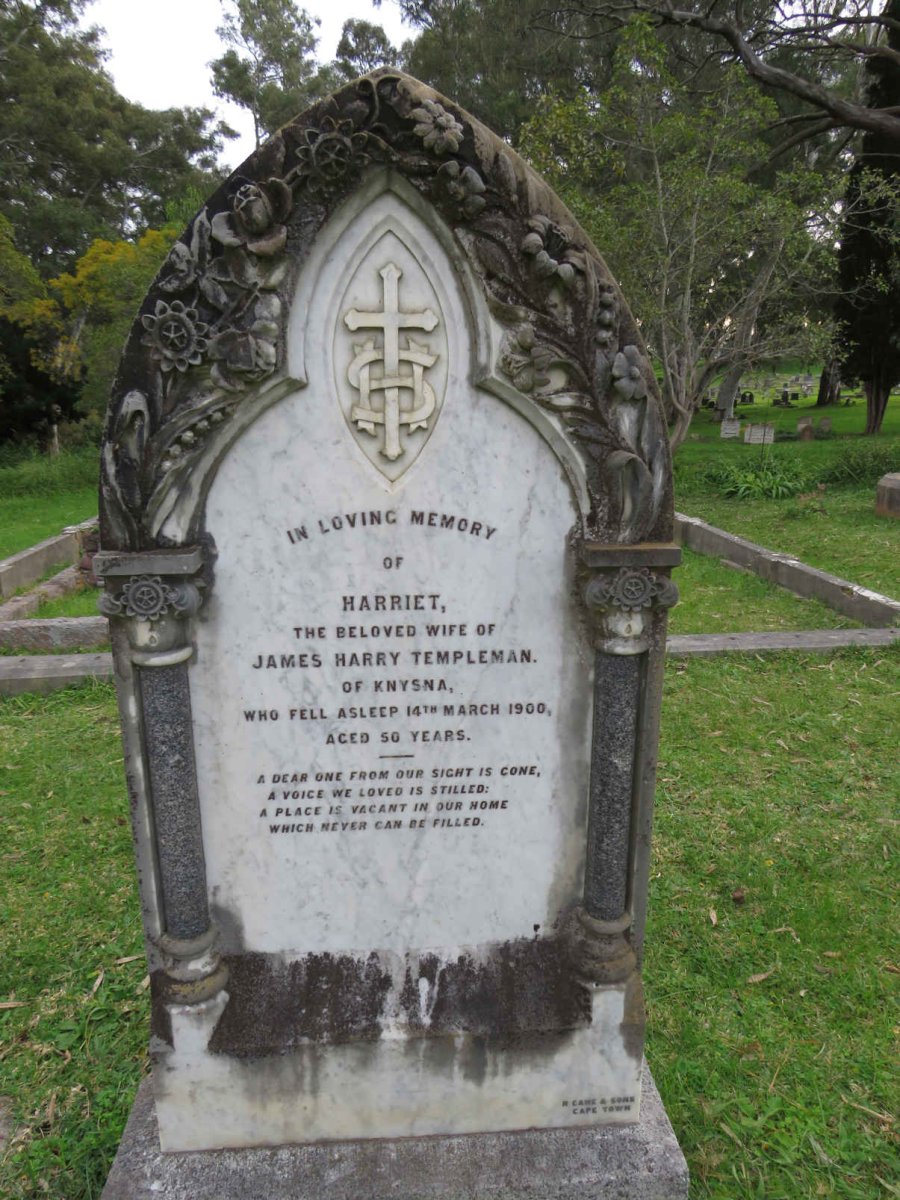 TEMPLEMAN Harriet -1900
