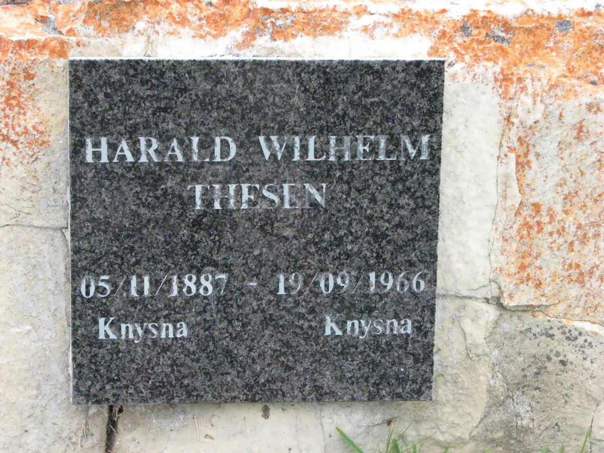 THESEN Harald Wilhelm 1887-1966