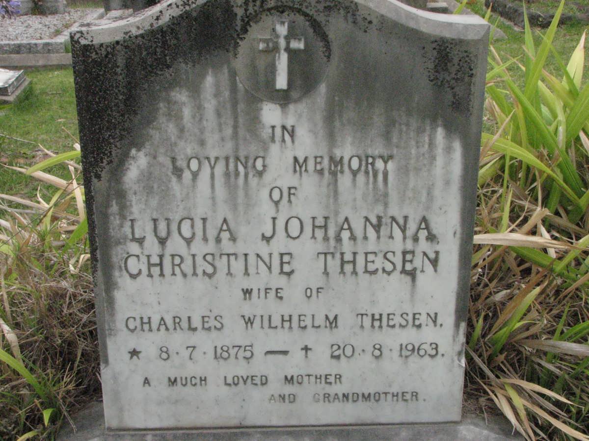 THESEN Lucia Johanna Christine  1875-1963