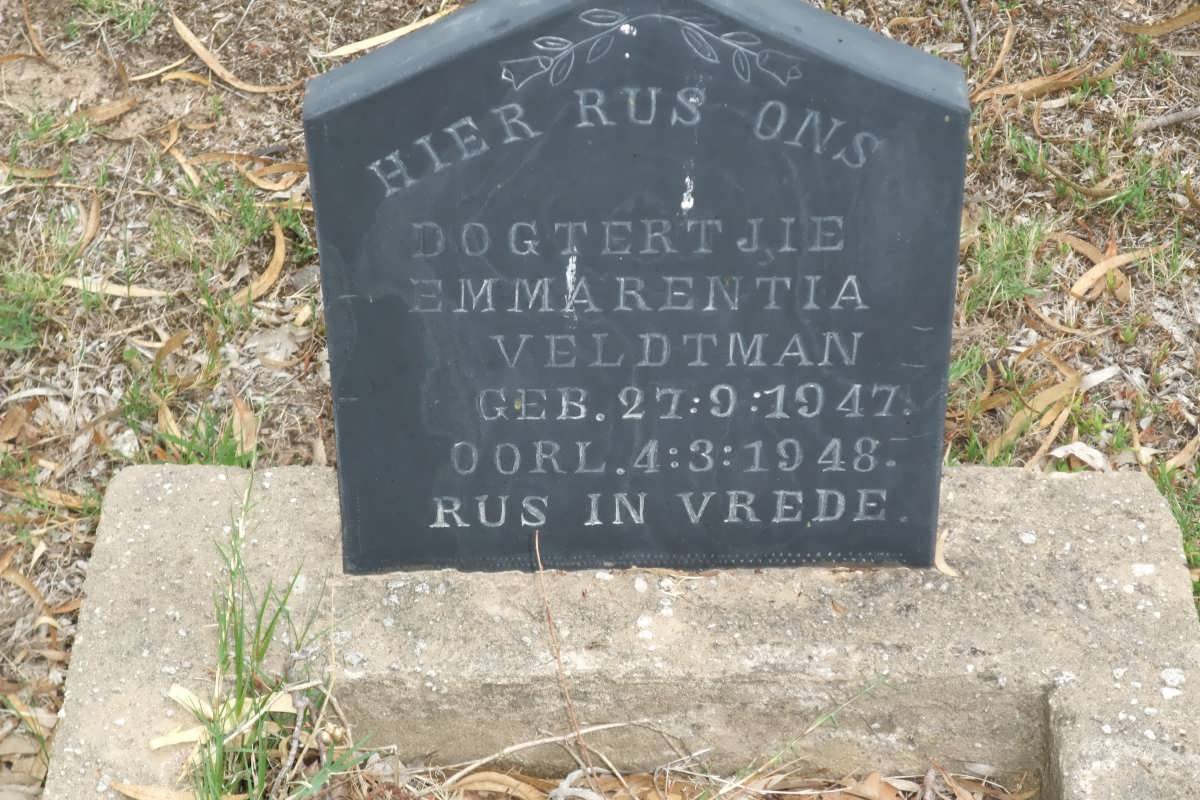 VELDTMAN Emmarentia 1947-1948