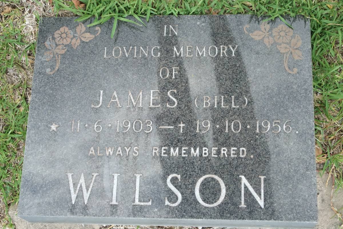 WILSON James 1903-1956