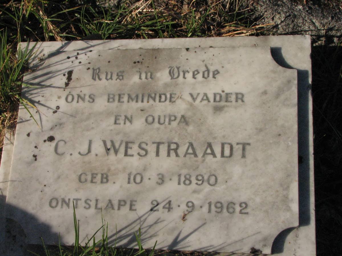 WESTRAADT C.J. 1890-1962