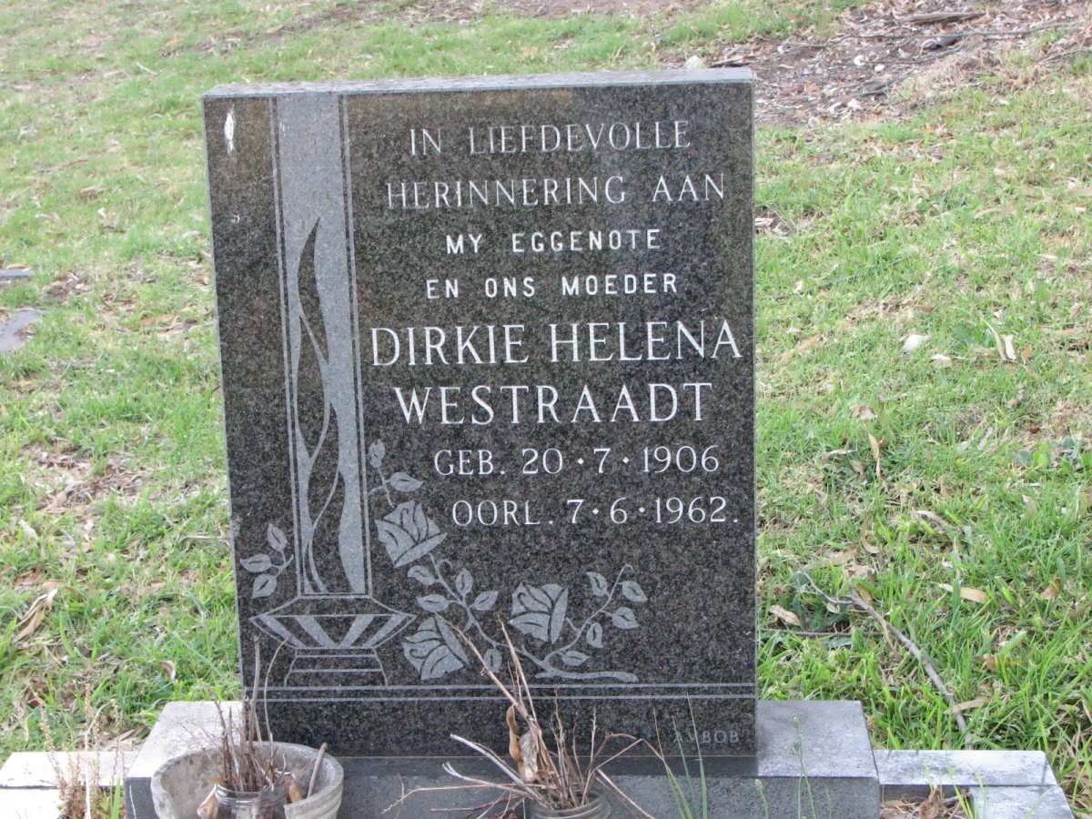 WESTRAADT Dirkie Helena 1906-1962