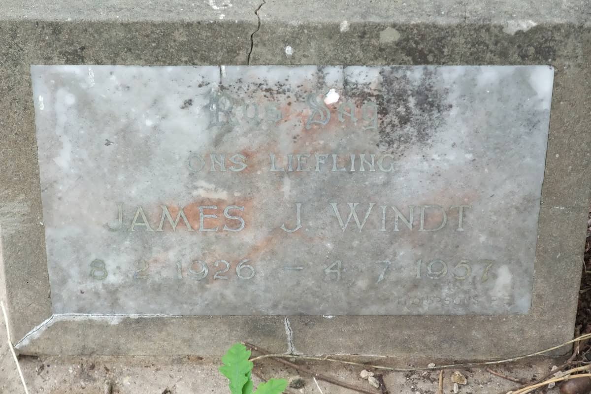 WINDT James 1926-1957