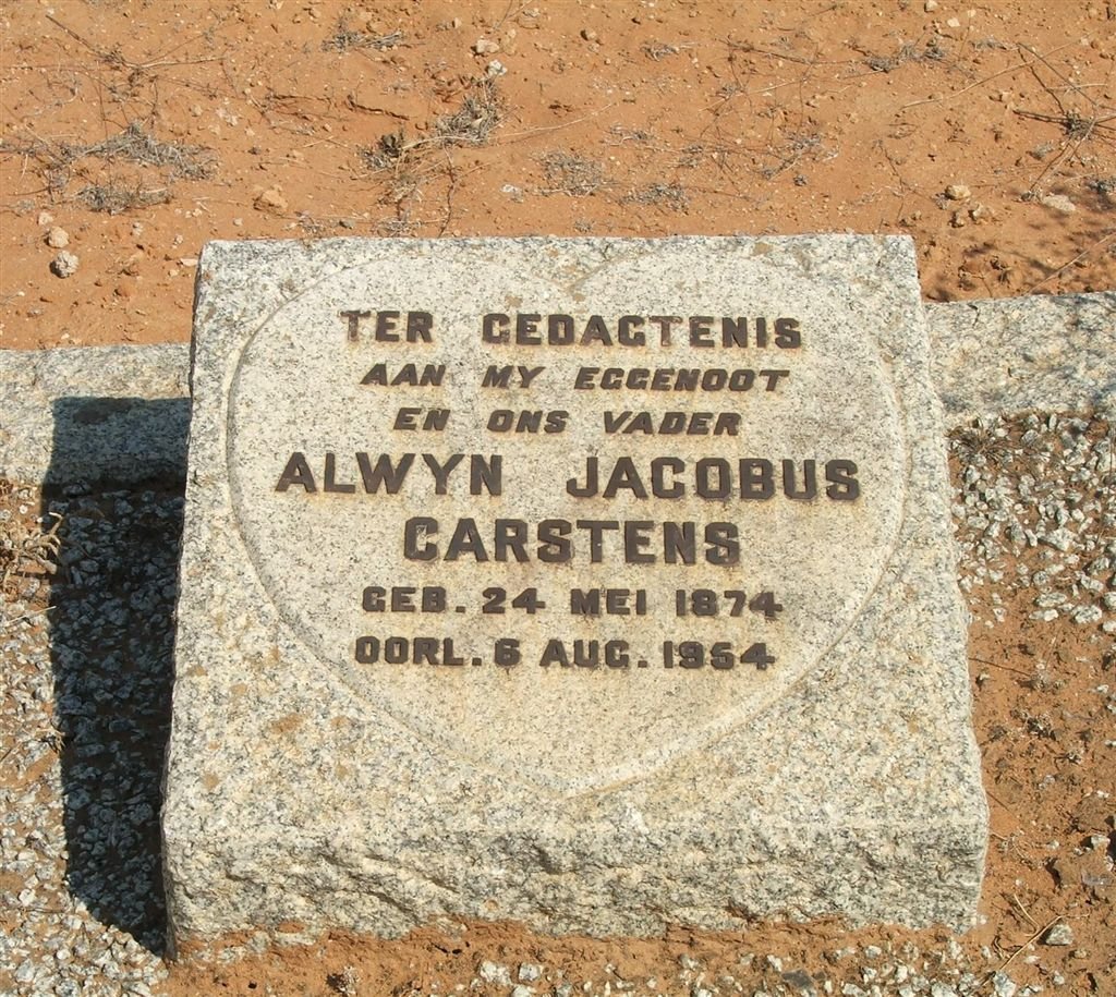 CARSTENS Alwyn Jacobus 1874-1954
