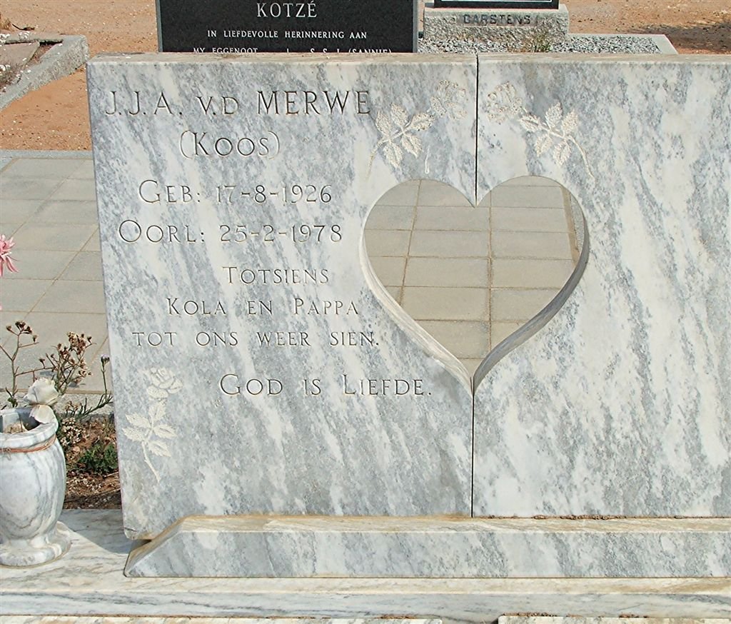 MERWE J.J.A., v.d. 1926-1978
