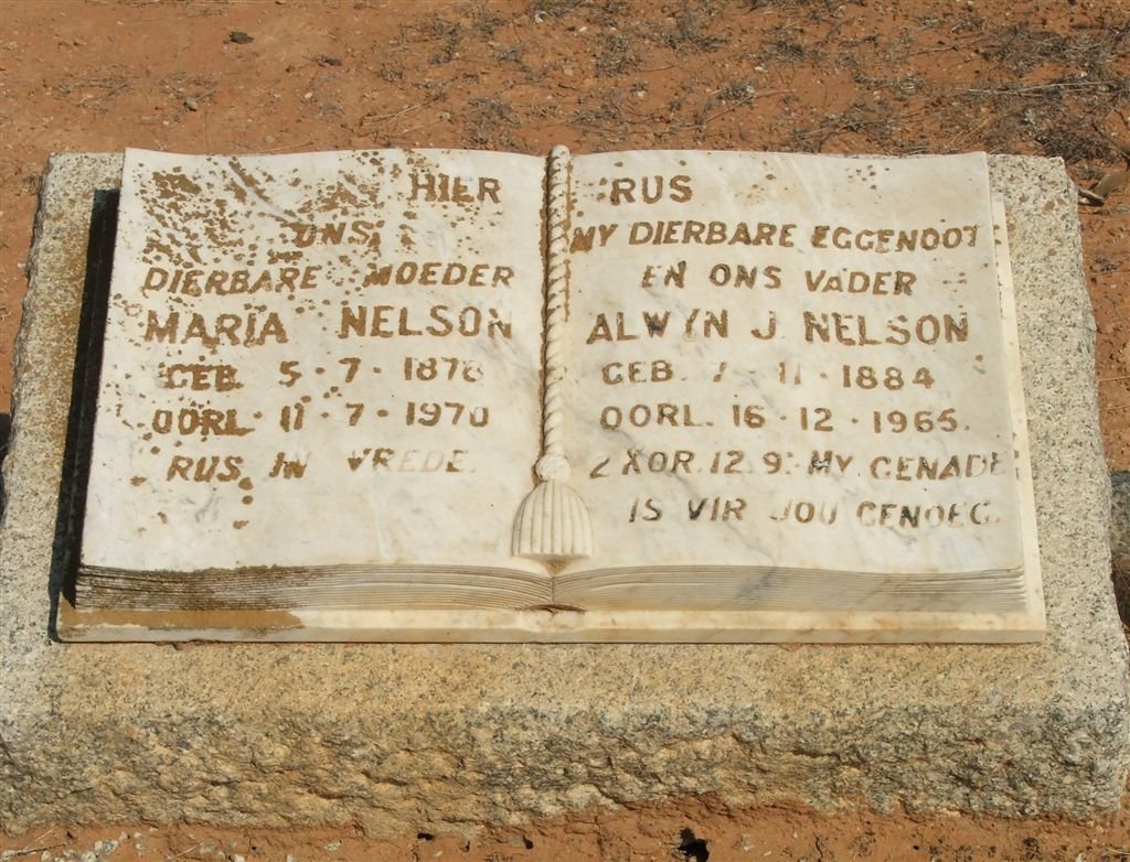 NELSON Alwyn J. 1884-1965 &amp; Maria 1878-1970