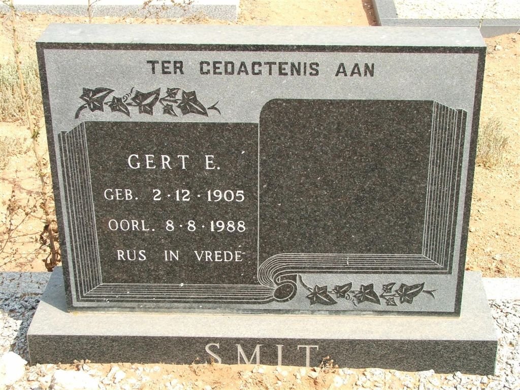 SMIT Gert E. 1905-1988