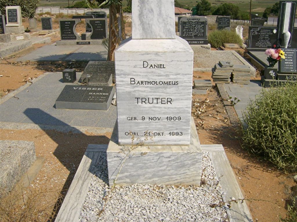 TRUTER Daniel Bartholomeus 1909-1993