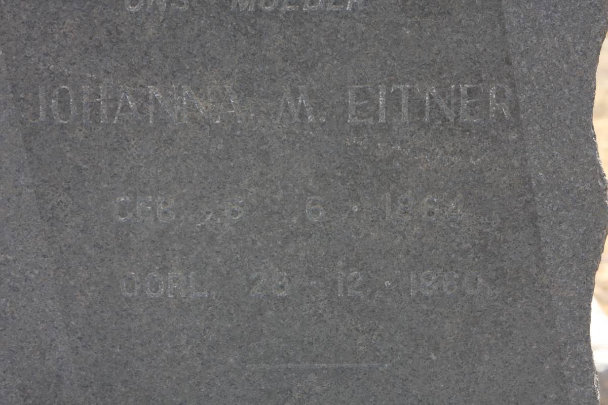 EITNER Johanna M. 1864-1960