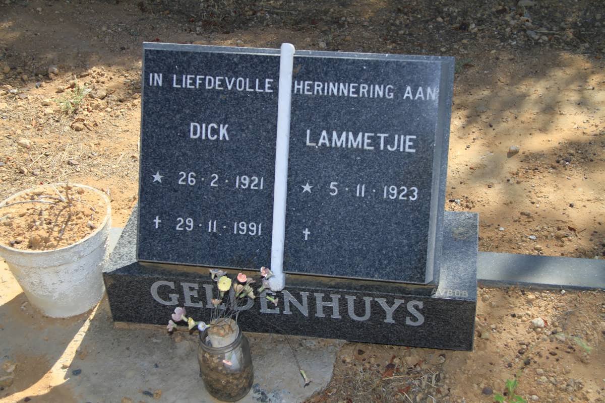 GELDENHUYS Dick 1921-1991 &amp; Lammetjie 1923-